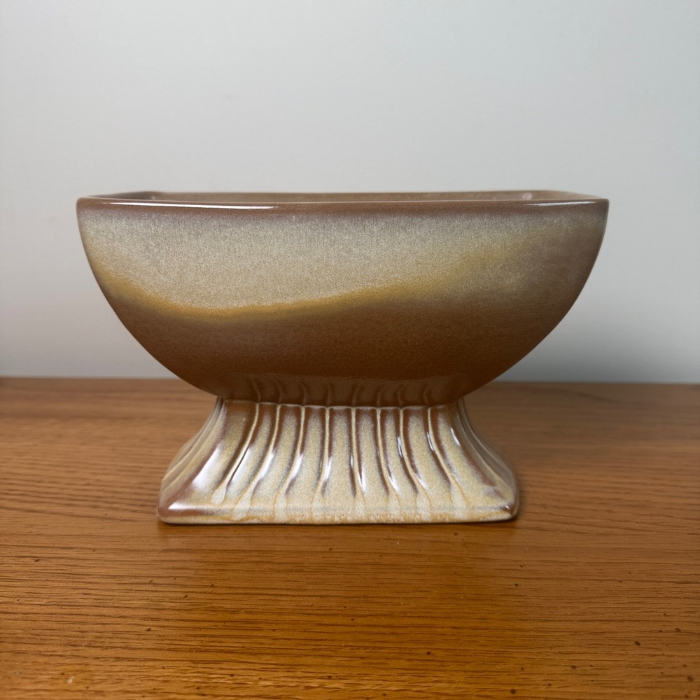 Frankoma Pottery 172 Prairie‎ Gold Vase Mid Century Modern Planter